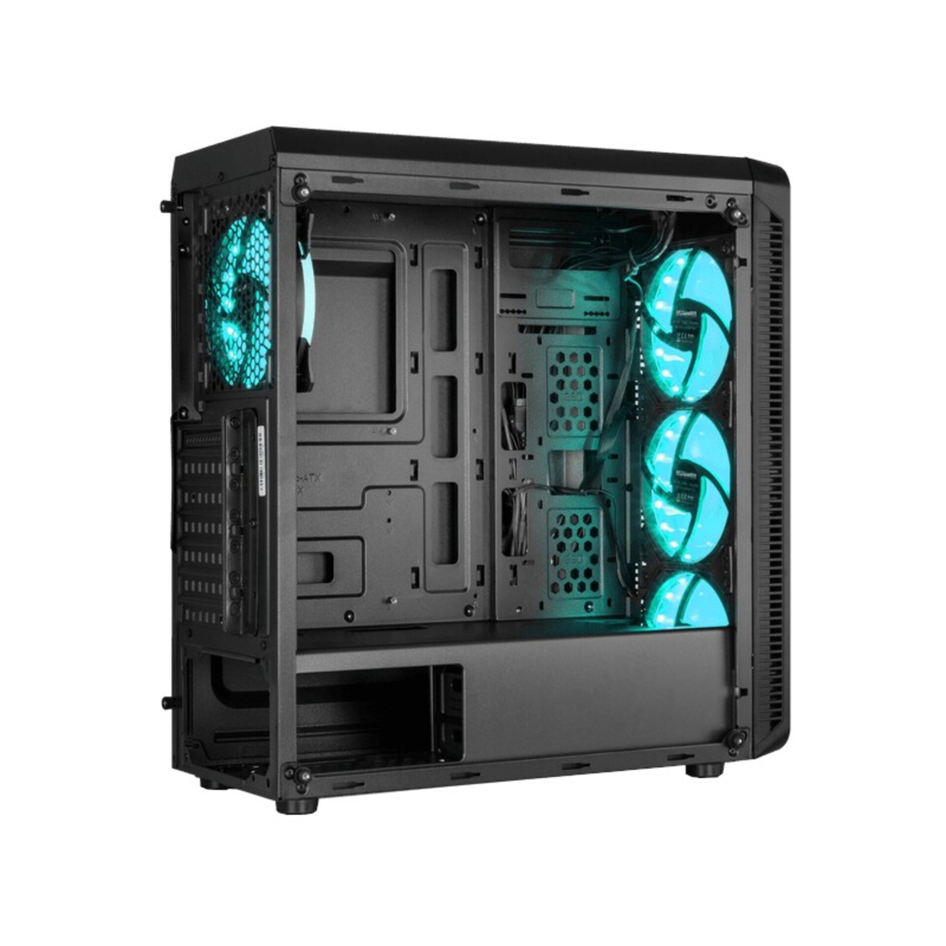 Semitorre ATX NOX Hummer TGM Rainbow RGB - 4