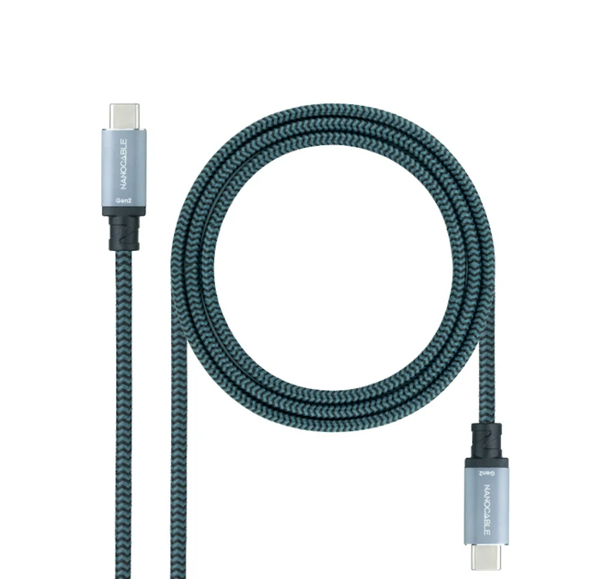 Cable USB 3.1GEN2 5A USB-C-M-USB-C-M 2 M - 2