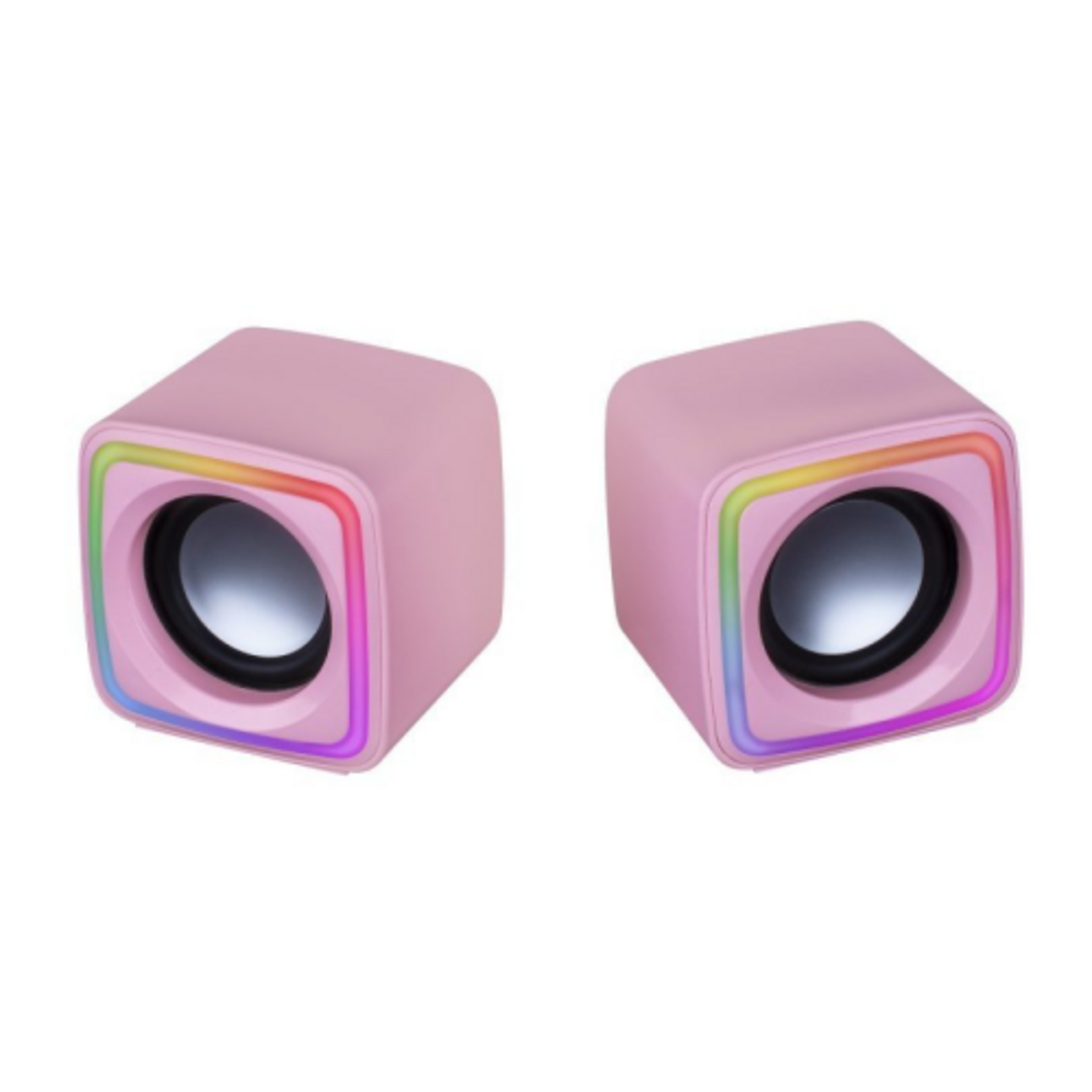 Altavoces MARS GAMING MSCUBE Premium 8W Pink - 2