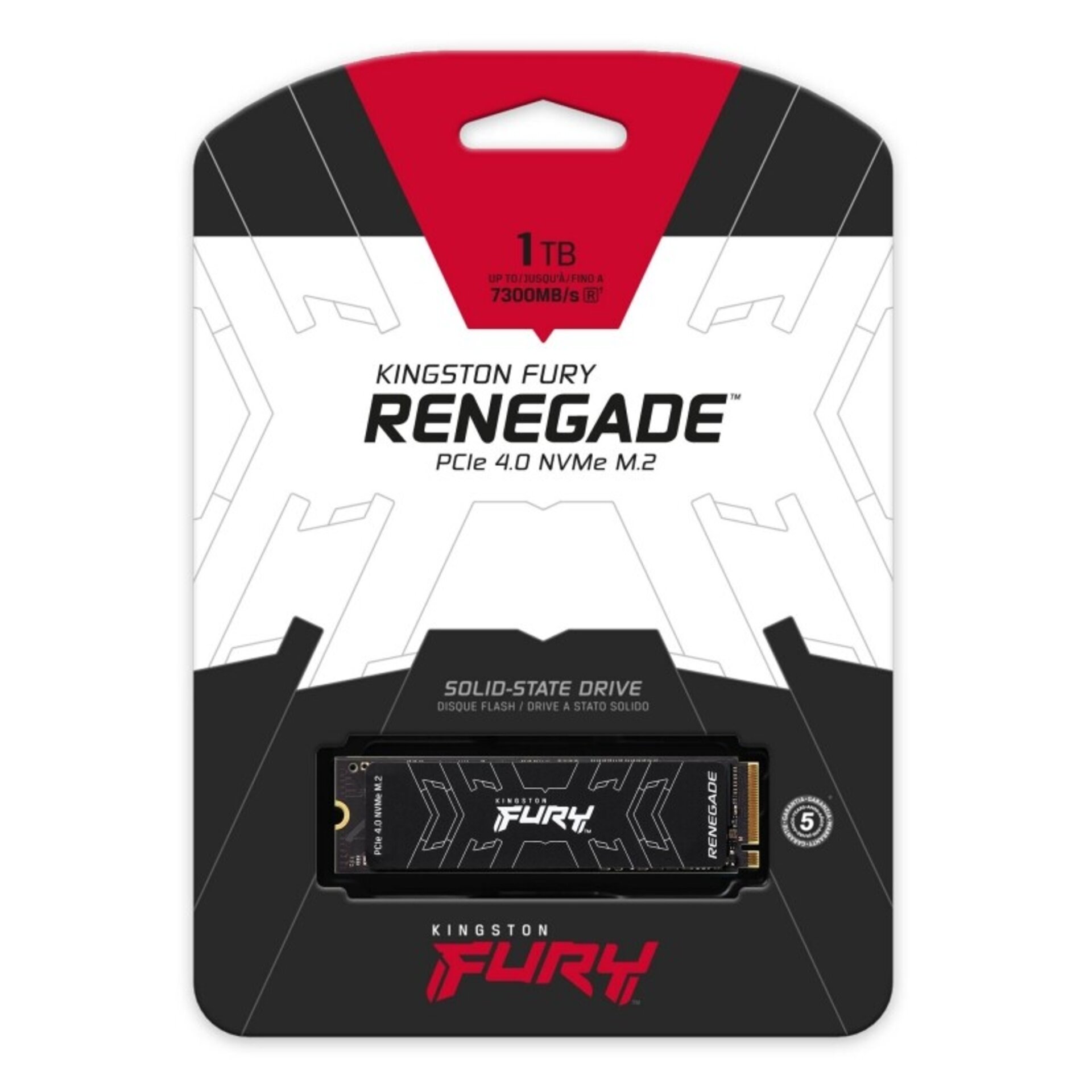 Kingston FURY Renegade SSD 1TB NVMe PCIe 4.0 - 3