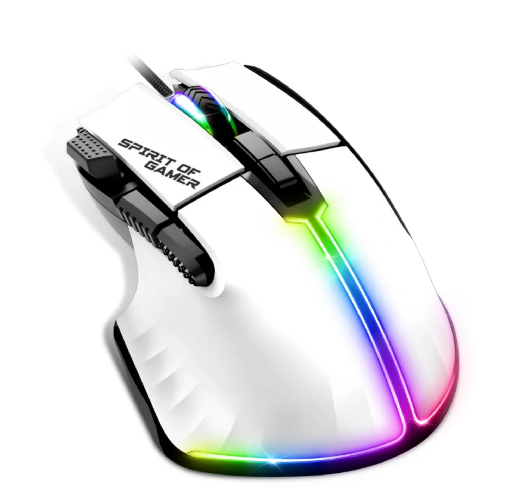 Spirit of Gamer Raton Souris Pro M5 Blanco - 3