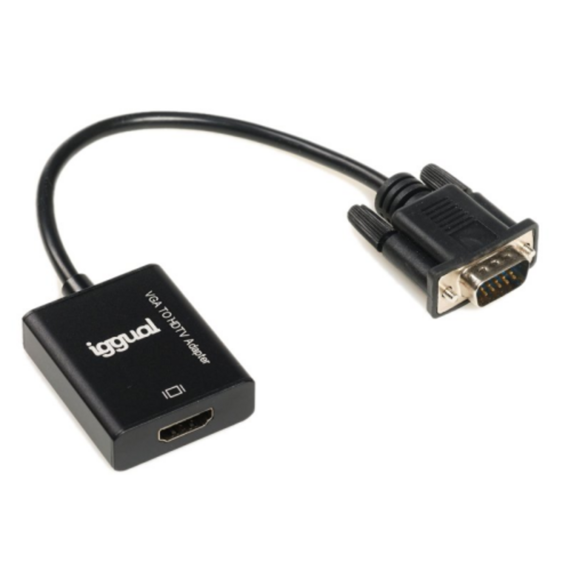 Adaptador VGA a HDMI + audio + microUSB - 2