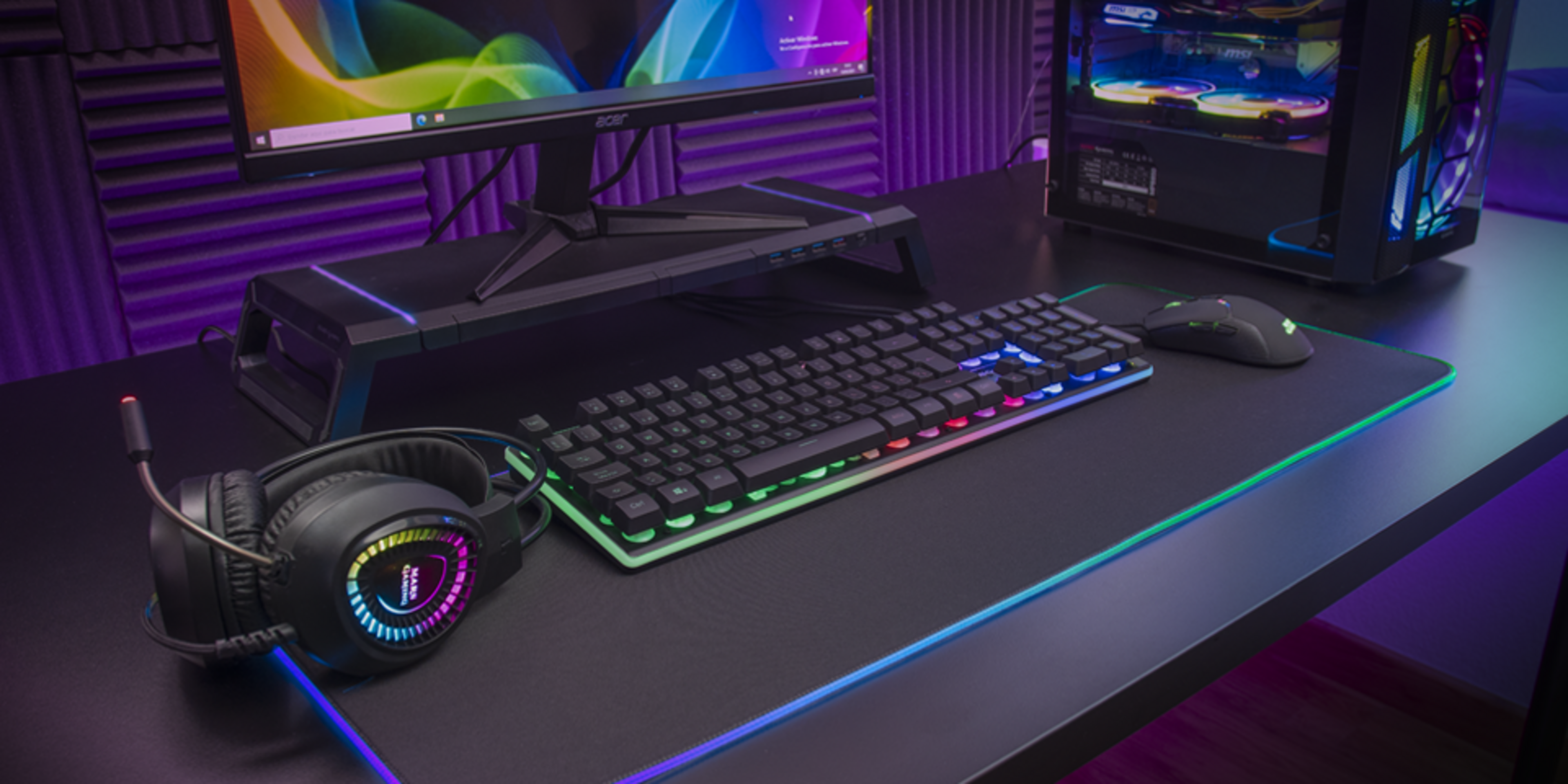 Mars Gaming Combo MCPEX GAMING 4IN1 RGB SPANISH - 2