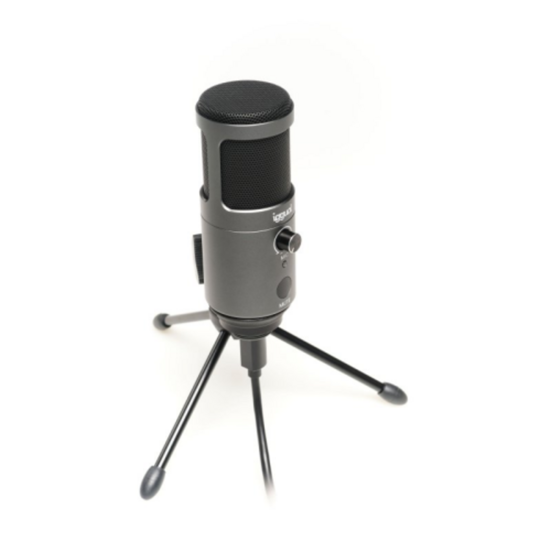 Micrófono condensador iggual Podcasting Pro gris - 2