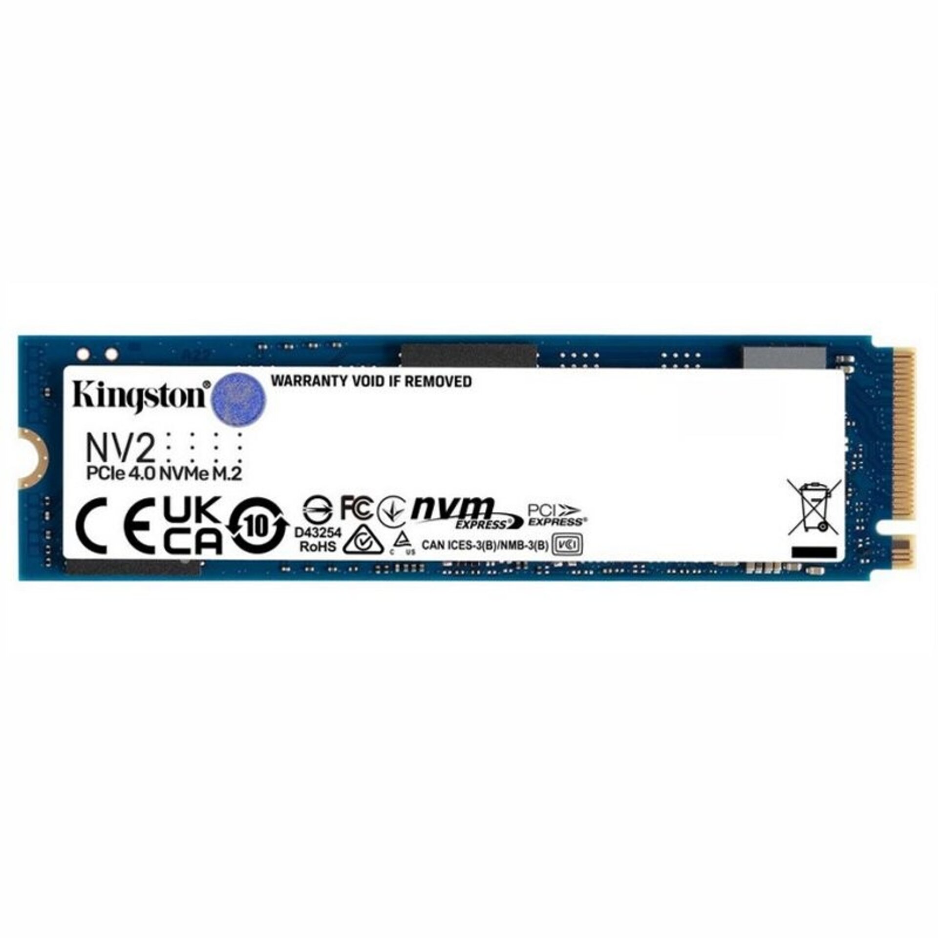 Kingston NV2 SSD 500GB PCIe NVMe Gen4.0 - 2