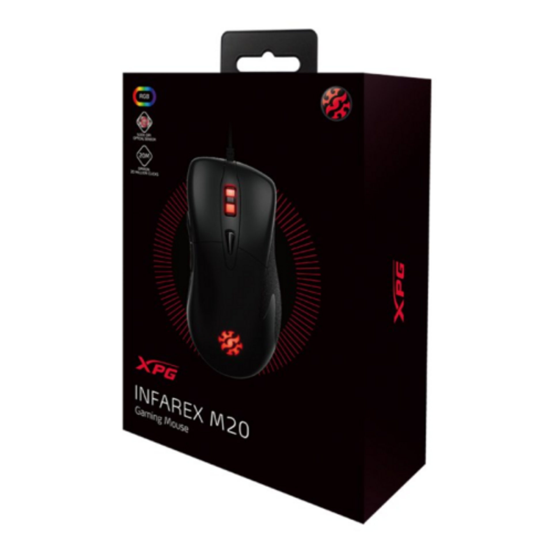 Ratón gaming XPG Infrared M20 5000dpi - 2